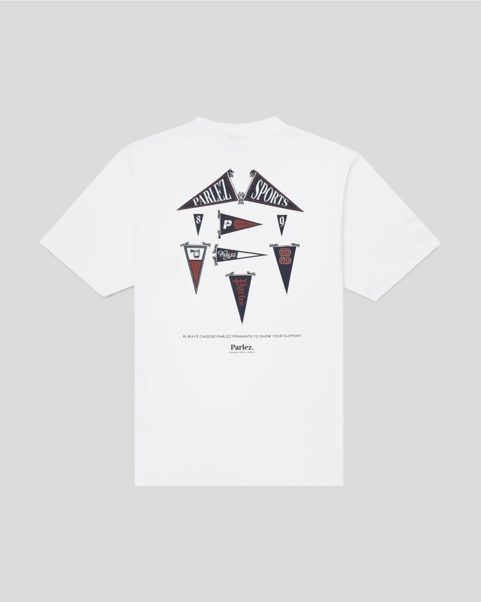 Parlez || Pennant T-Shirt -White Parlez