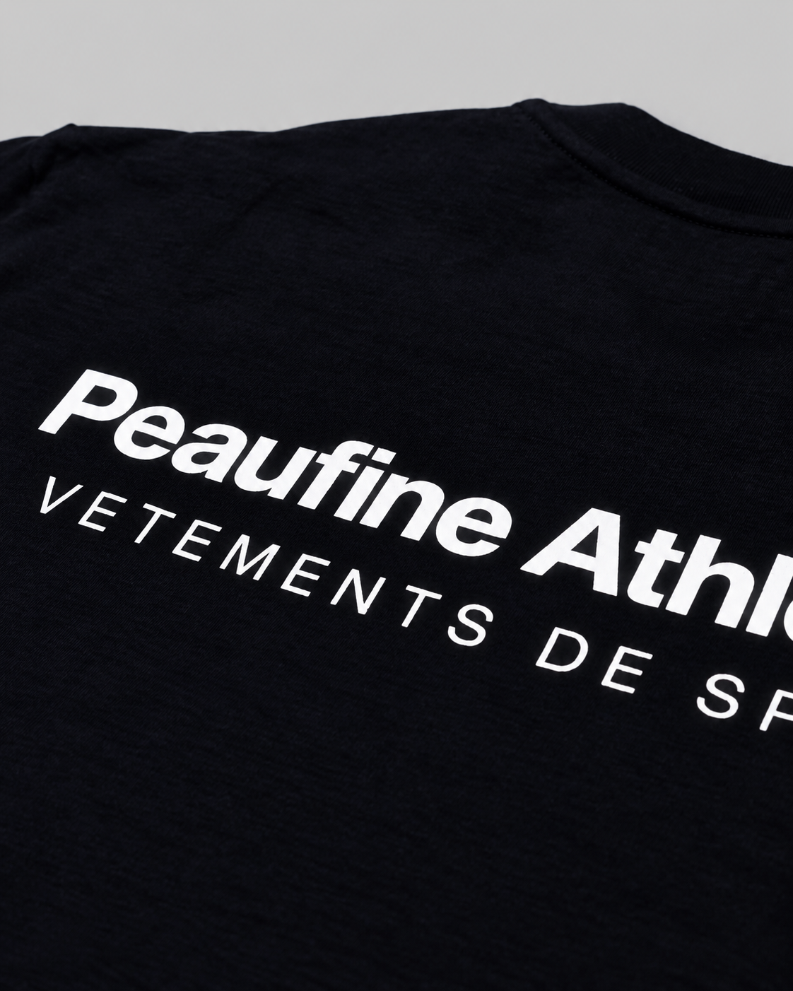 Peaufine Wood T-Shirt - Night Run (3M) - Black - M’ — vue 3 sur fond gris