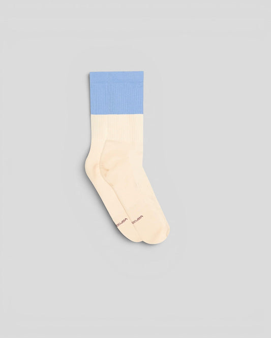 Peaufine || Socks Vaporfeel - Bicolore - Light Blue/Cream - M’ Peaufine