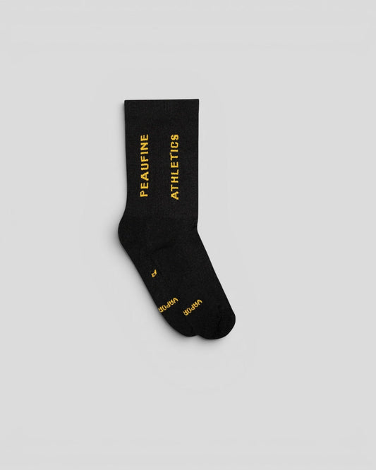 Peaufine || Socks Vaporfeel - Minimalist - Black/Jaune - M’ Peaufine