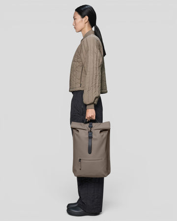 Rains || Rolltop Rucksack - Cinder Rains