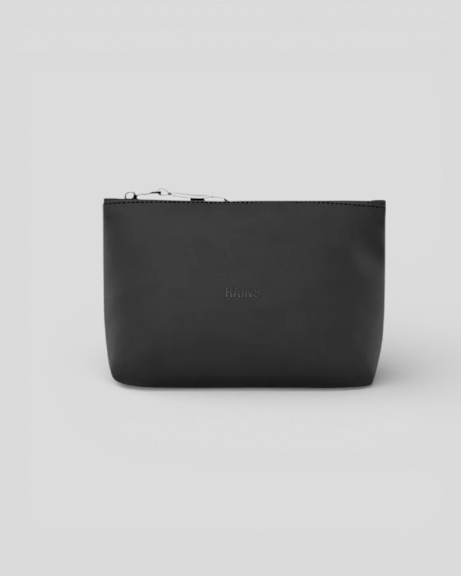 Rains || Cosmetic Bag Zip - Black Rains