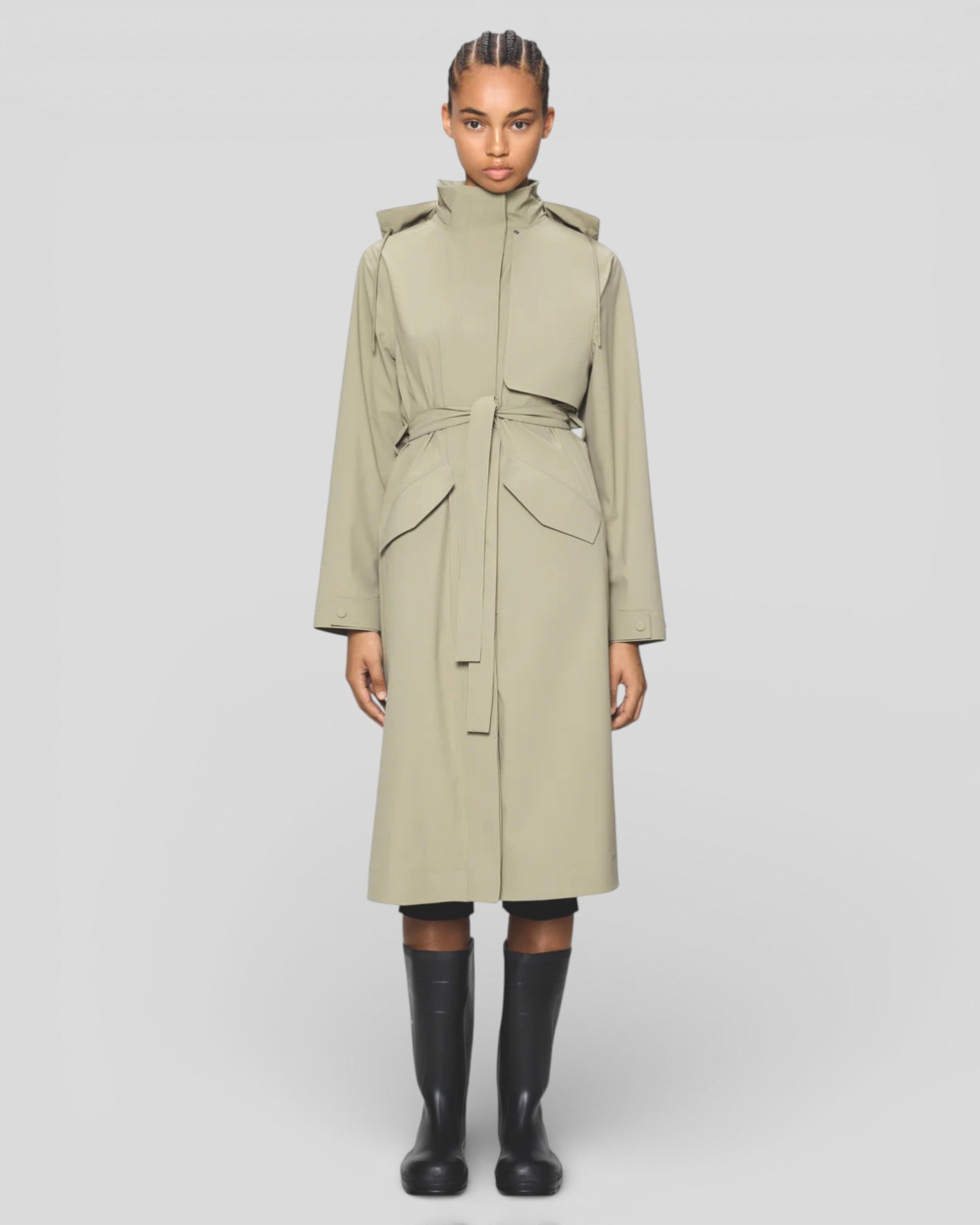 Rains || Suva Hardshell W' Coat - Beige Rains