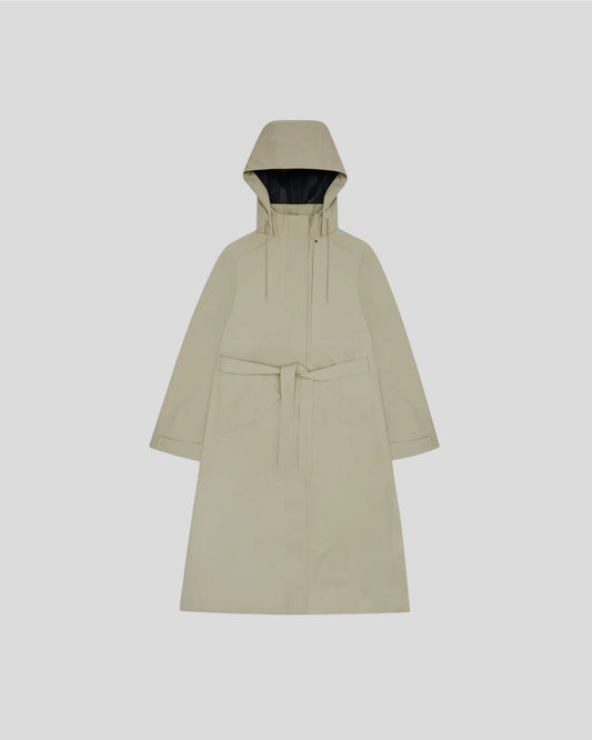 Rains || Suva Hardshell W' Coat - Beige Rains