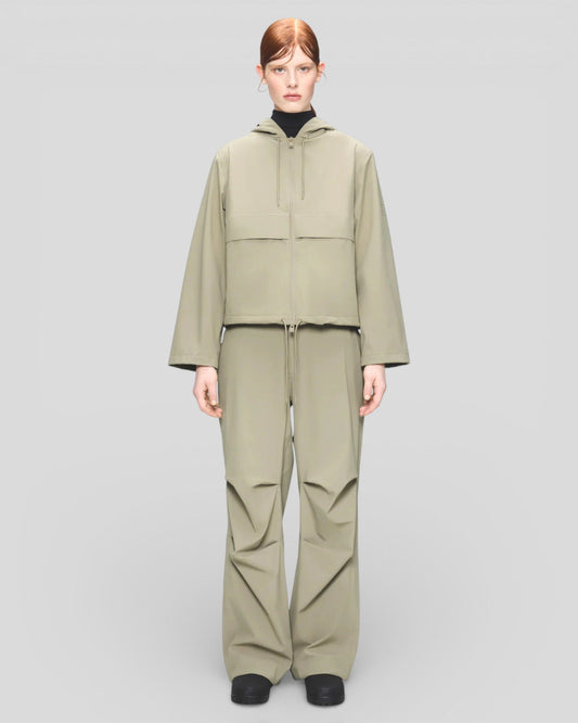 Rains || Suva Hardshell Short String W Jacket - Beige Rains