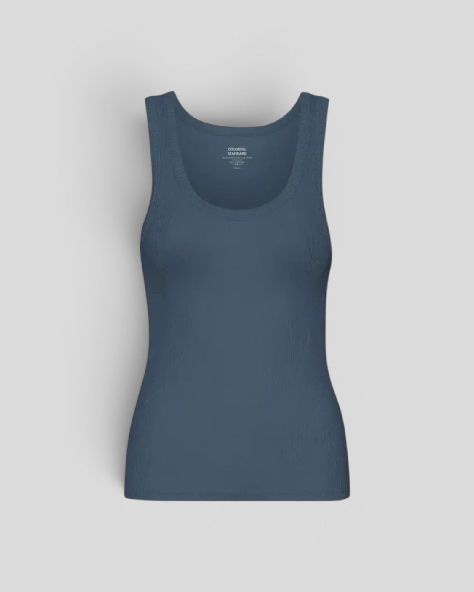 Colorful Standard || Organic Rib Tank - Top - Petrol Blue Colorful Standard
