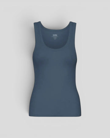Colorful Standard || Organic Rib Tank - Top - Petrol Blue Colorful Standard