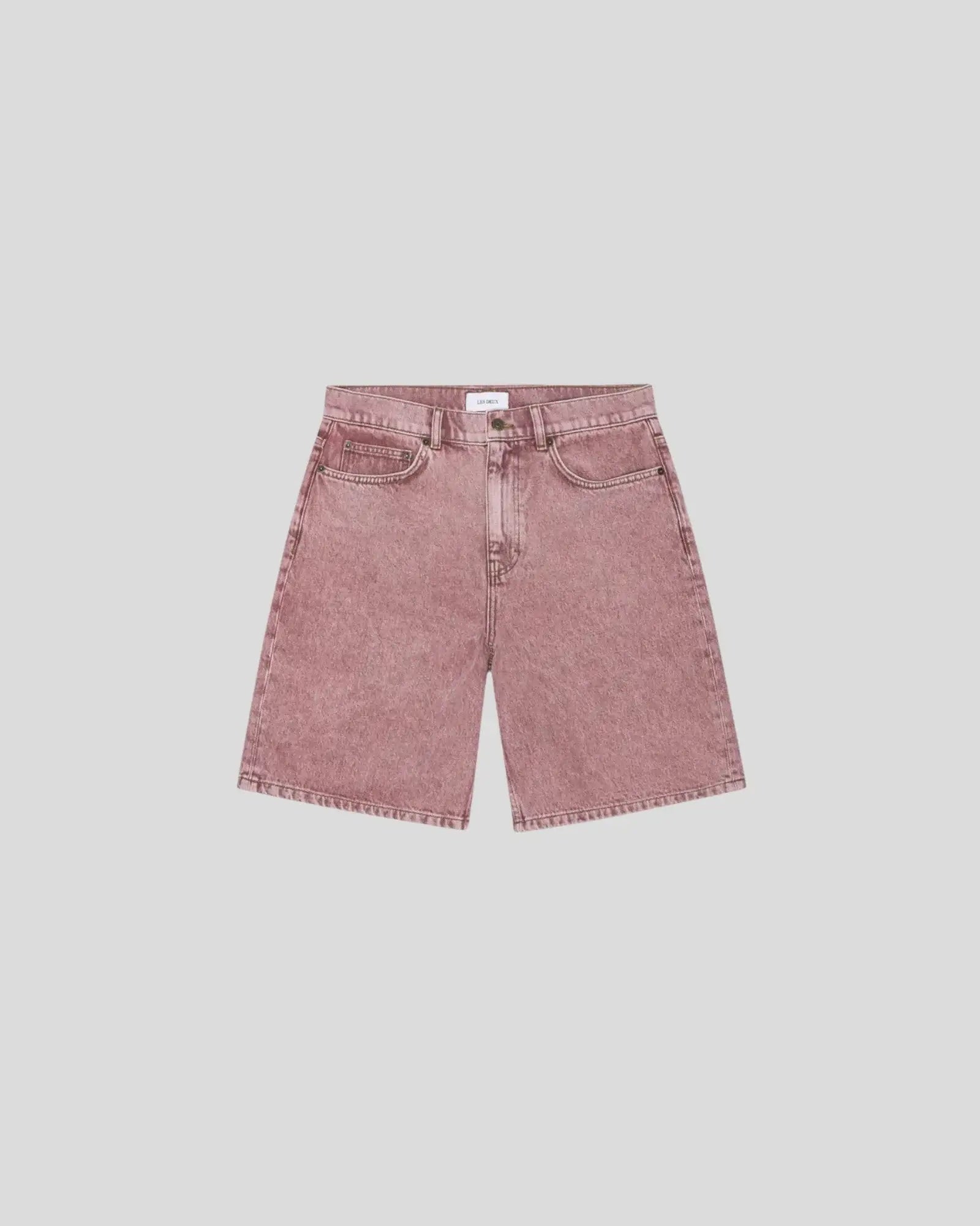 Les Deux || Ryder Light Pink Denim Short - Light Pink Denim Wash Les Deux
