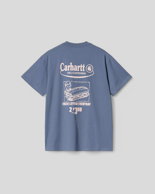 Carhartt || S/S Catalogue T-Shirt - Blue Iris/ Air Pink Carhartt