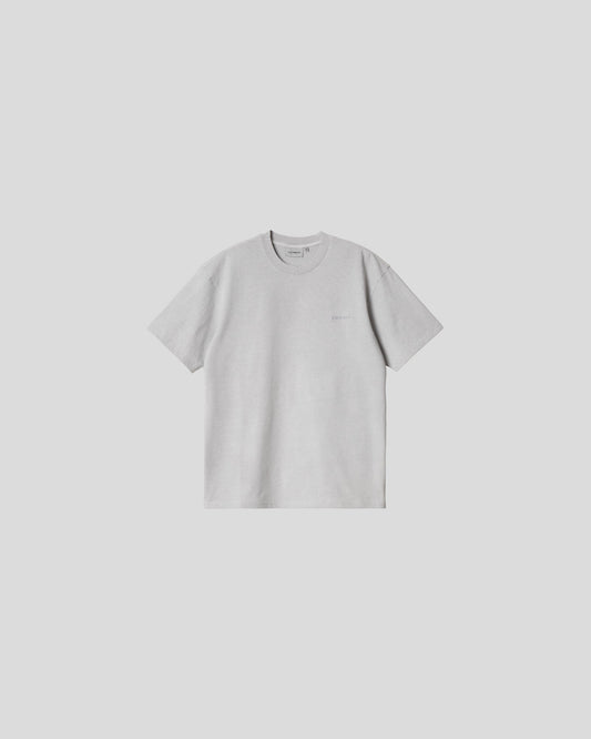 Carhartt || S/S Duster Script T- Shirt - Basalt/ Garment Dyed Carhartt