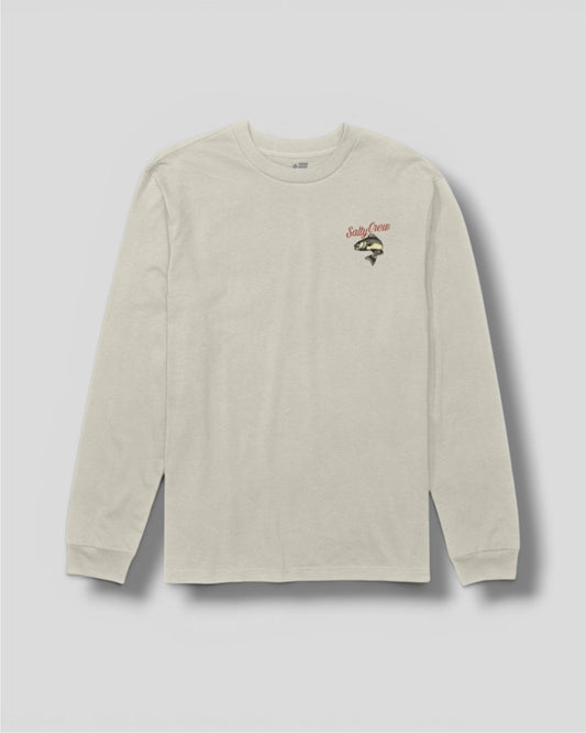 Salty Crew || Striped L/S Tee - Moonbeam- M' Salty Crew