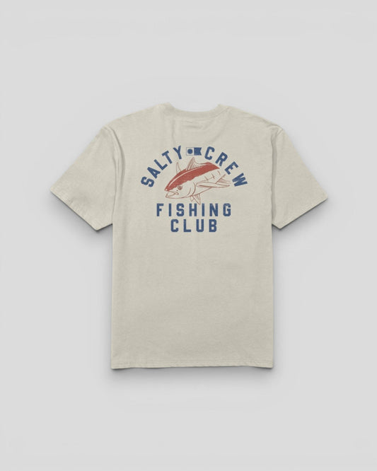 Salty Crew || Fish Club S/S Tee - Moonbeam - M' Salty Crew