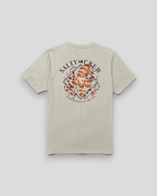 Salty Crew || Octopod S/S Tee - Moonbeam - M' Salty Crew