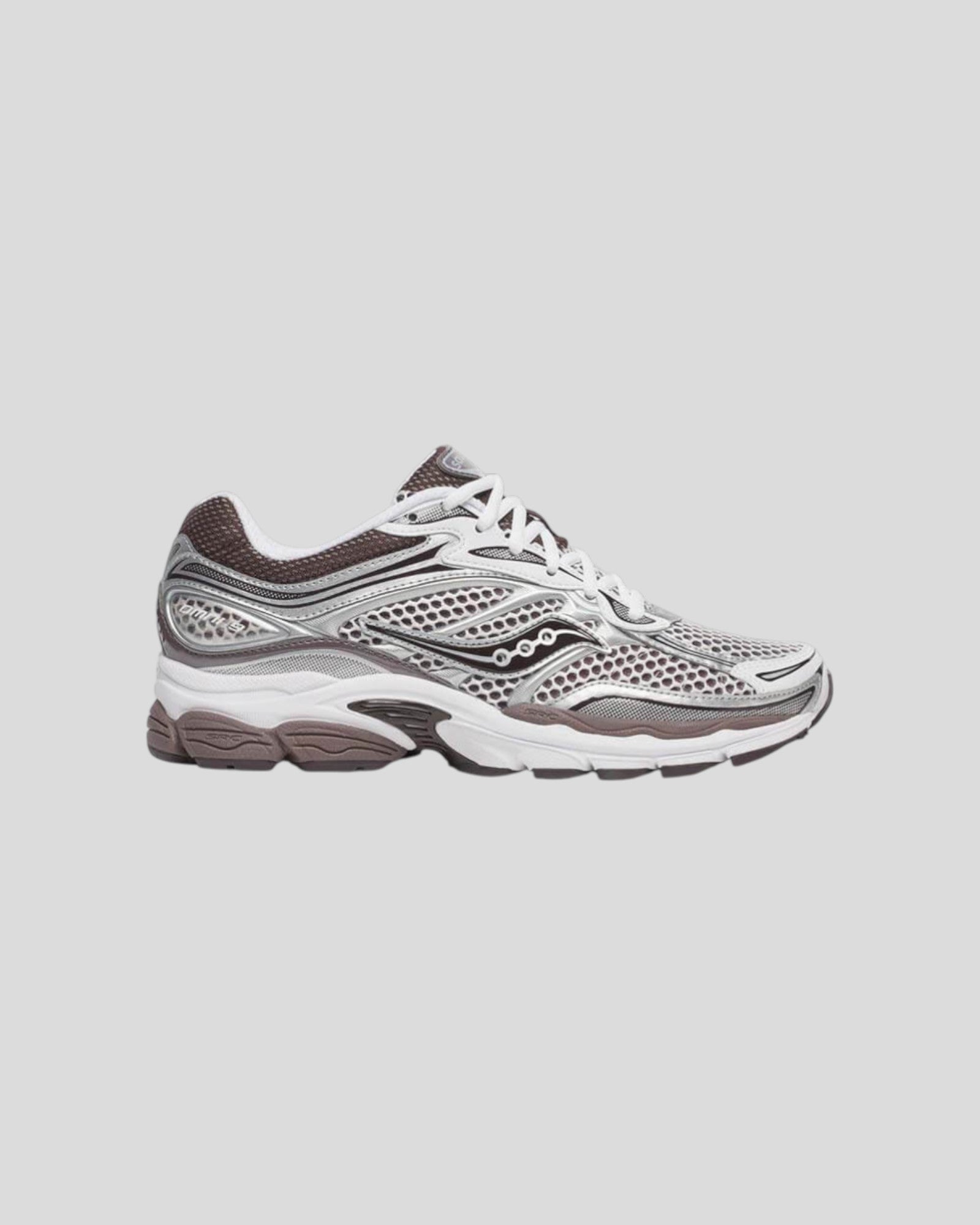 Saucony || Progrid Omni 9 - White/ Brown Saucony