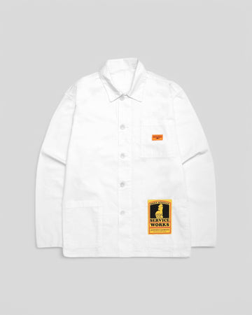 Service Works || Ripstop Coverall Jacket - Off White - M"