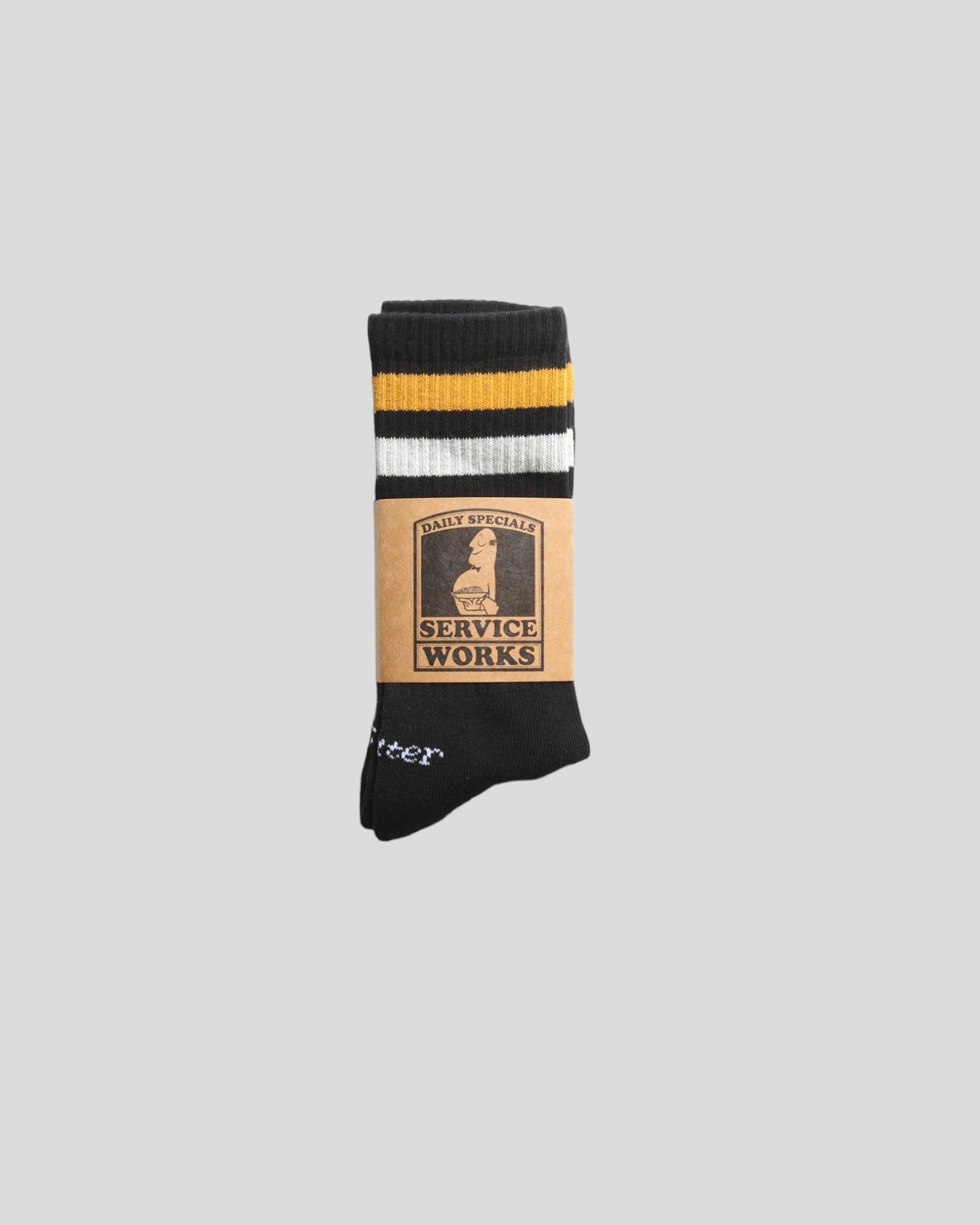 Service Works || Pasta Water Socks - Black Service Works