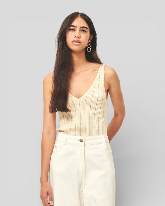 Sessùn || Attita Tank Top - Fleur de Sel Sessùn