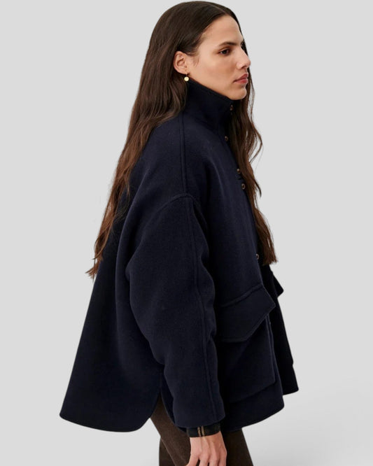 Sessùn || East Side Short Coat - Abysso Sessùn
