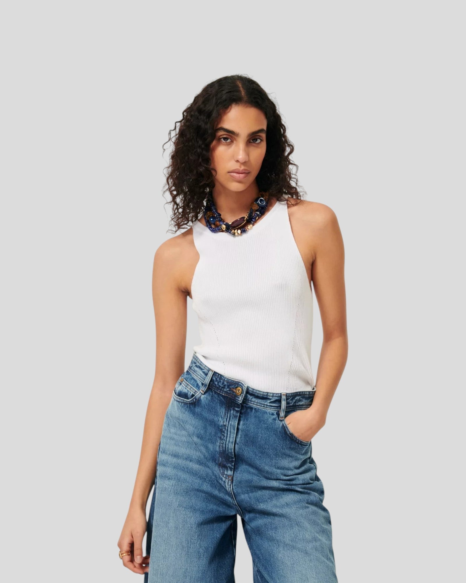 Sessùn || Loro Débardeur - Optical White Sessùn