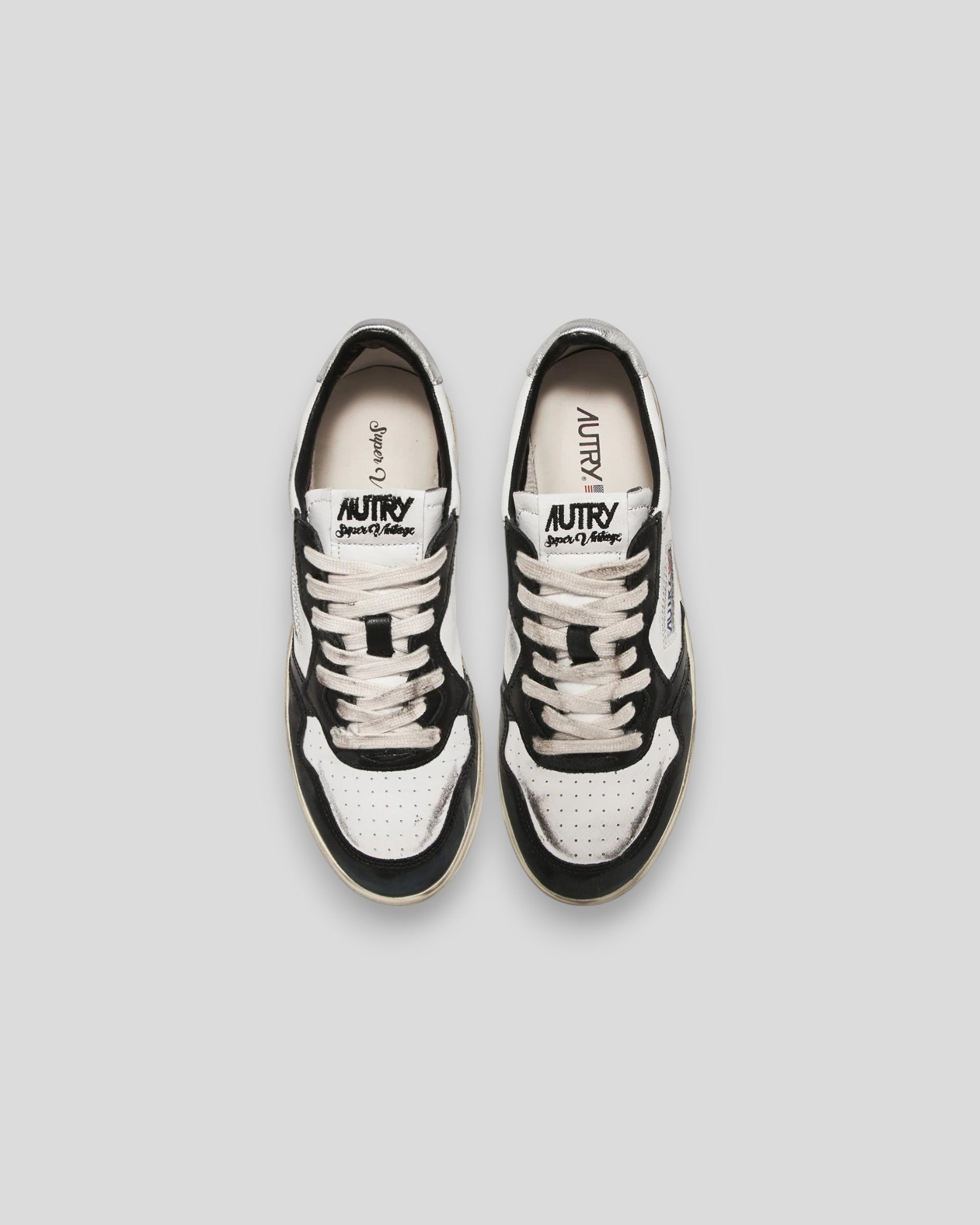 Autry || Medalist Super Vintage Wom - SV11 - White / Black / Silver Autry