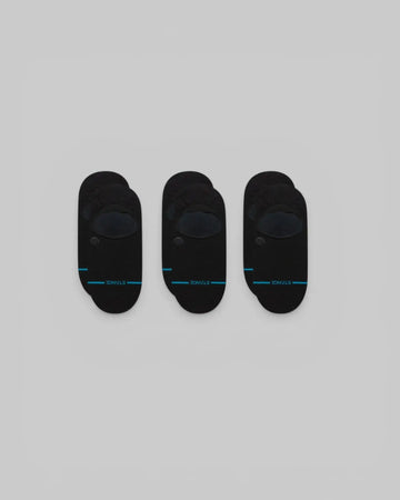 Stance || Icon No Show Pack 3 - Black - M’ Stance