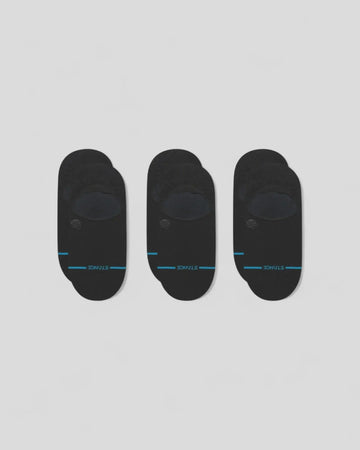 Stance || Icon No Show 3 Pack - Black Stance