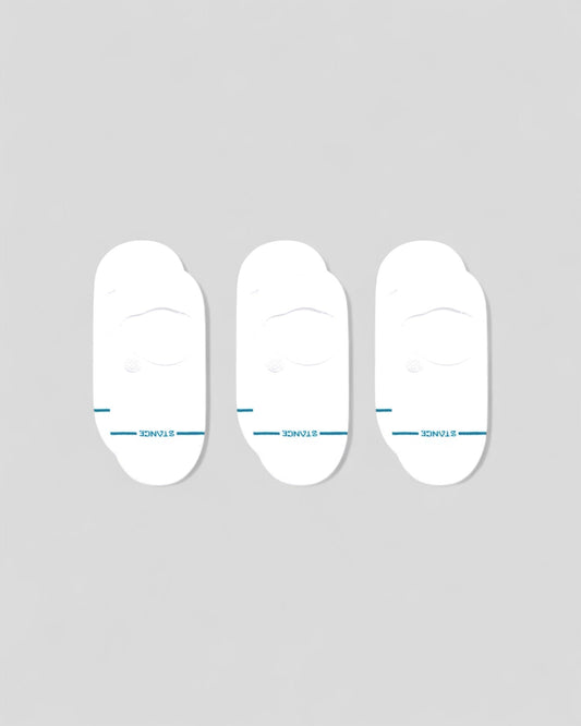 Stance || Icon No Show 3 Pack - White Stance