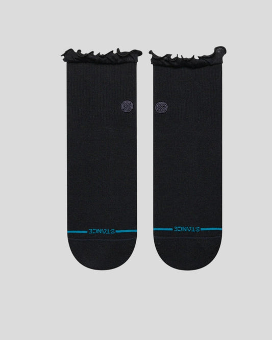 Stance || Ruffle Icon Quarter Socks - Black