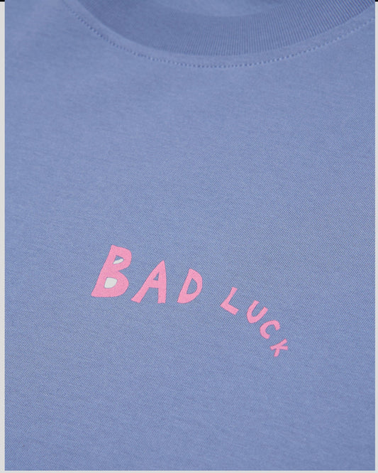 Olow || T-Shirt Bad Luck - Bleu Azur