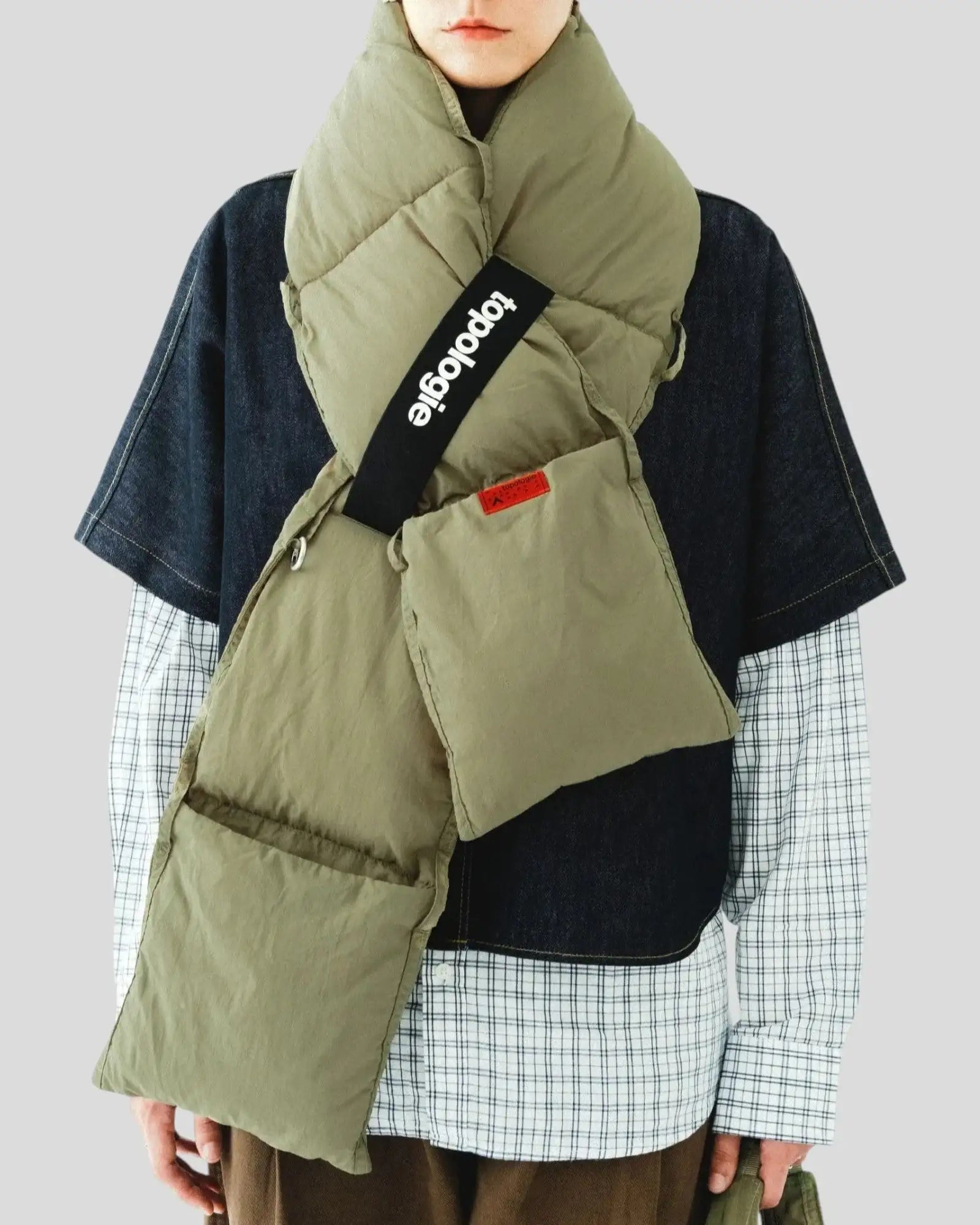 Topology || Puffer Scarf - Moss
