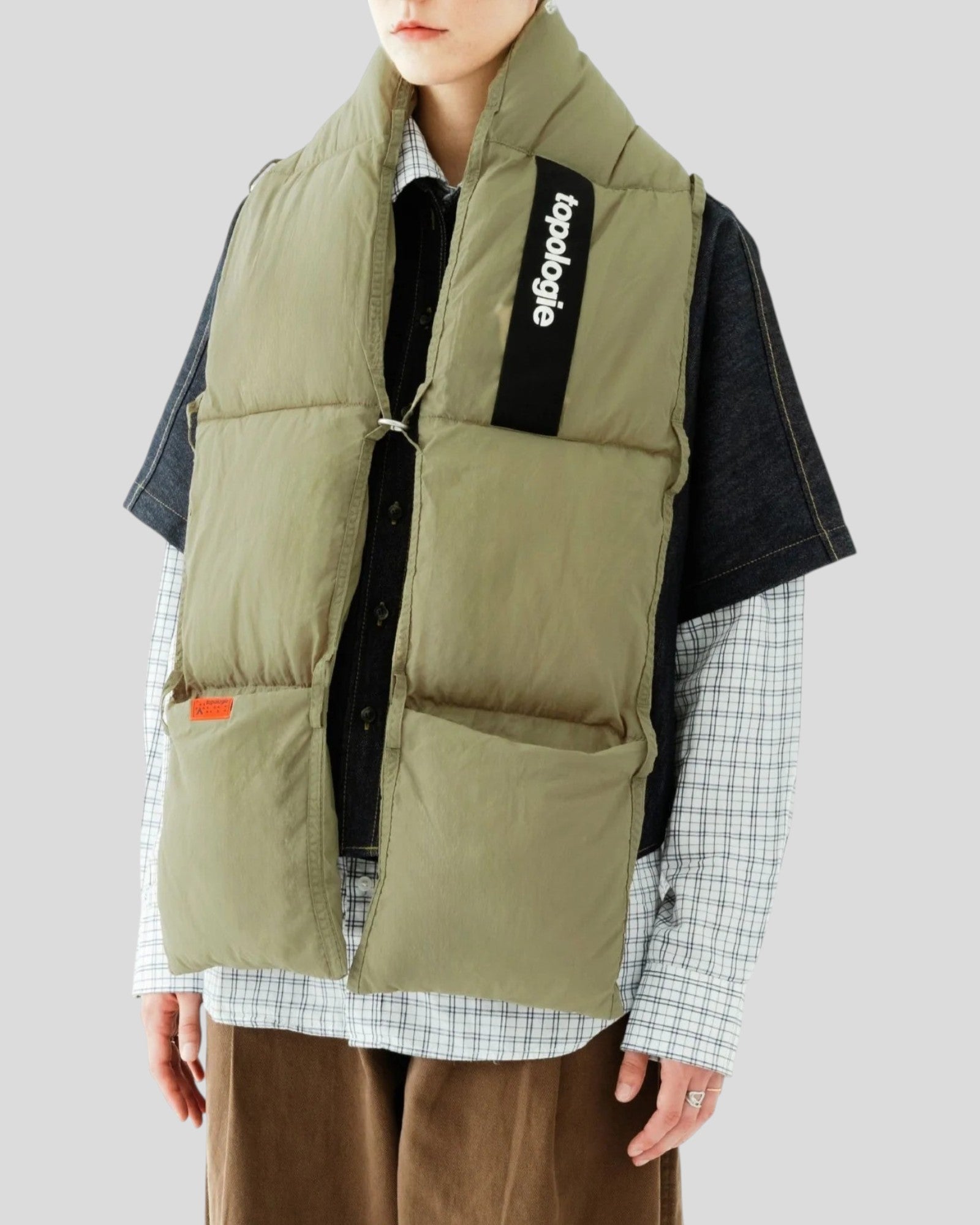 Topologie || Puffer Scarf - Moss Topologie