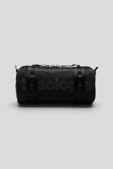 Topologie || Barrel Bag Small - Black Tech Sateen Topologie