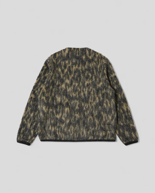 Universal Works || Cardigan Dolce Fleece - Charcoal Universal Works