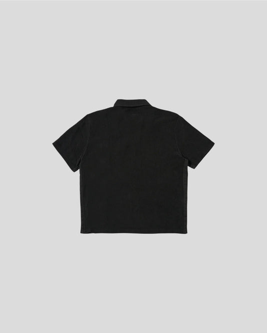 Universal Works || Newlyn Polo - Black Universal Works
