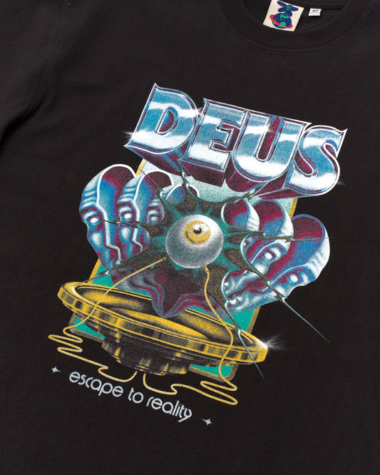 Deus || Great Escape Tee - Anthracite - M"