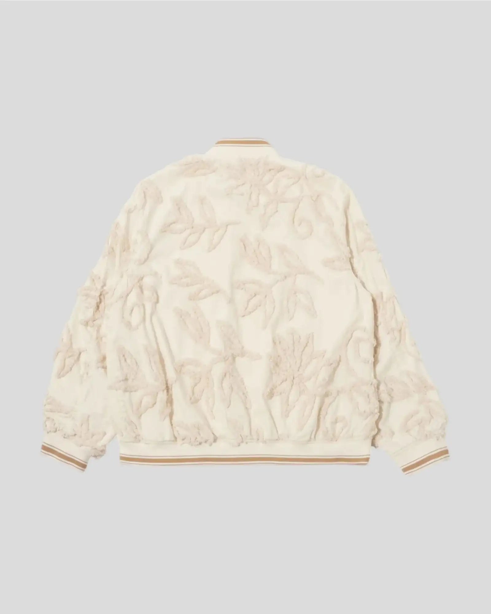 Universal Works || Bomber Jacket 3D flower - Ecru Universal Works
