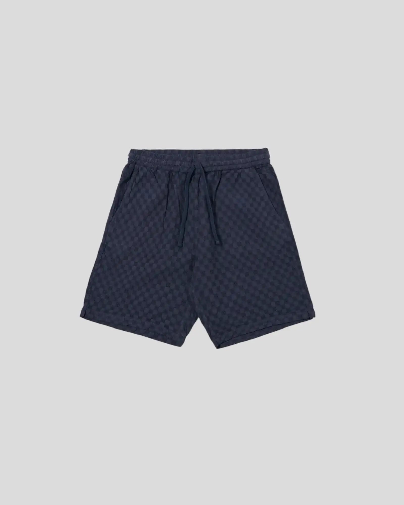 Universal Works || Simple Short - Waffle Navy Universal Works