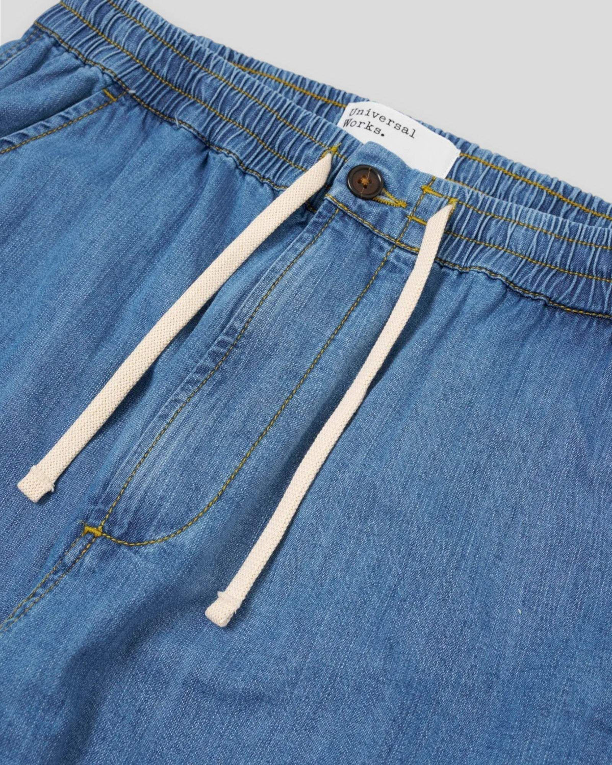 Universal Works || Hi Water Trousers Denim - Washed Indigo Universal Works