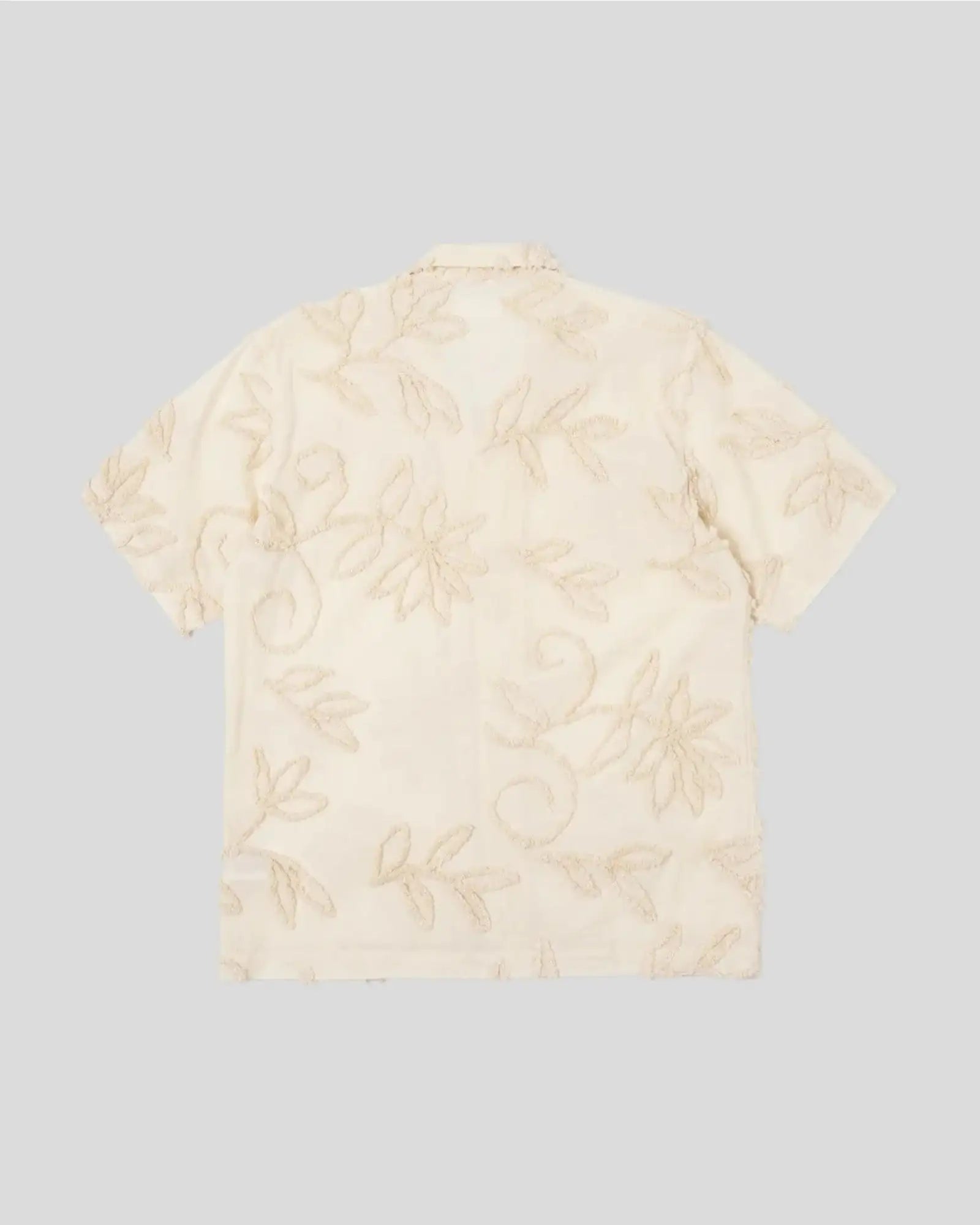 Universal Works || Road Shirt 3D Flower - Ecru Universal Works