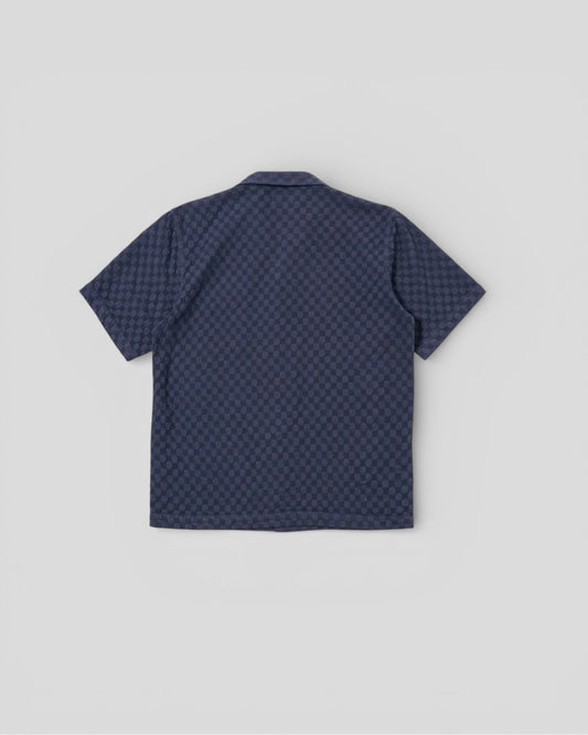 Universal Works || Road Shirt Waffle - Navy Universal Works