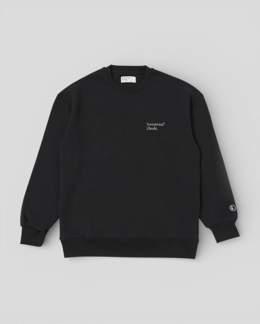 Universal Works || Loose Sweatshirt - Black Universal Works