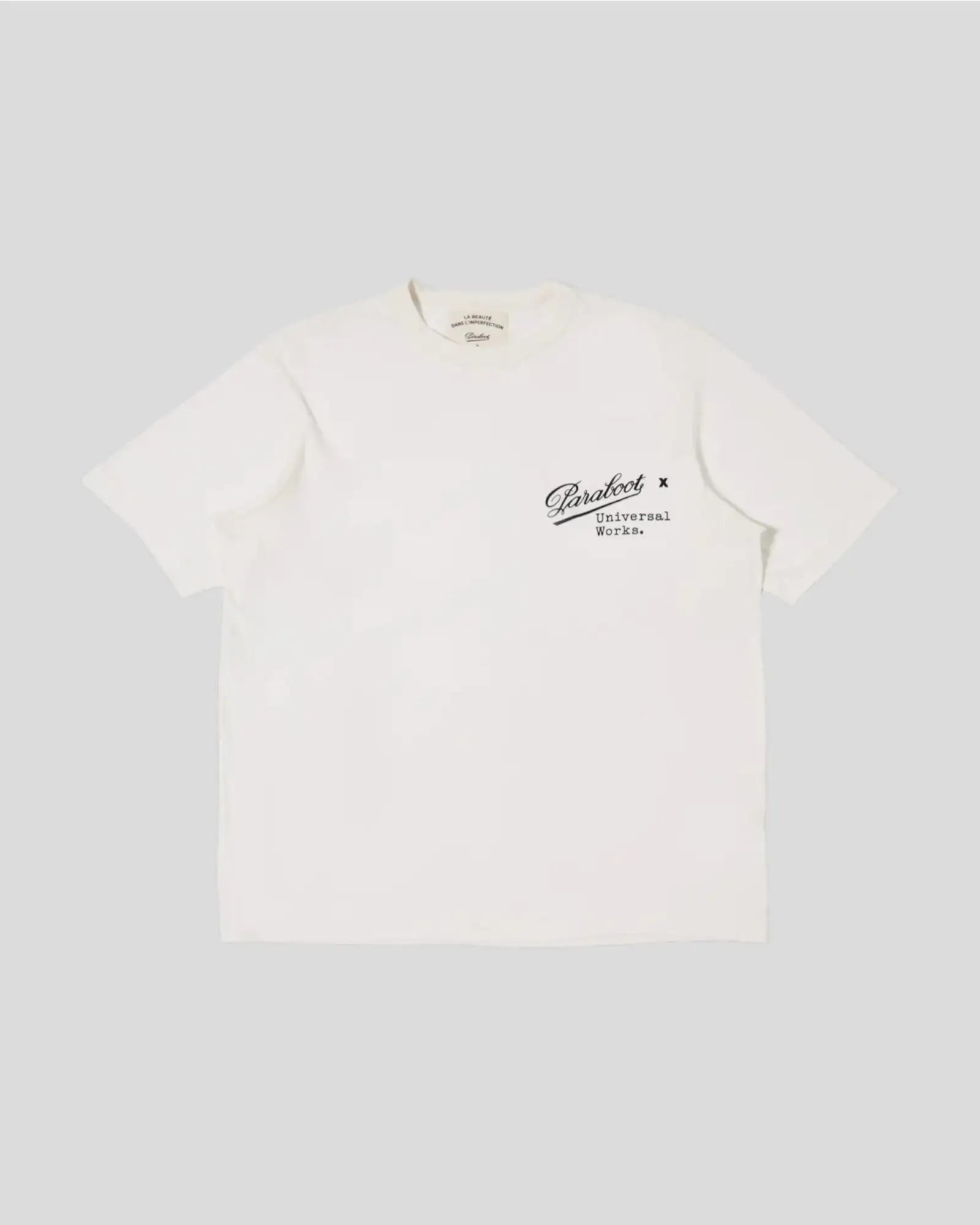 Universal Works ||Paraboot x Universal Works T-Shirt - Ecru Universal Works