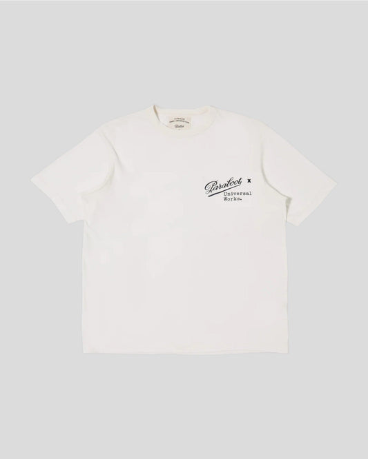 Universal Works ||Paraboot x Universal Works T-Shirt - Ecru Universal Works