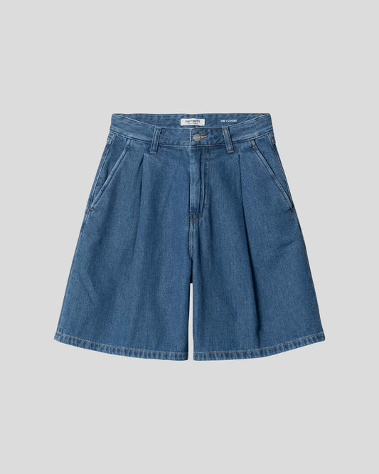 Carhartt || W' Alta Short - Cotton Blue Stone Washed Carhartt