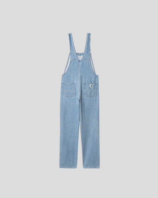 Carhartt || W' Bib Overall Straight - Blue Stone Bleached