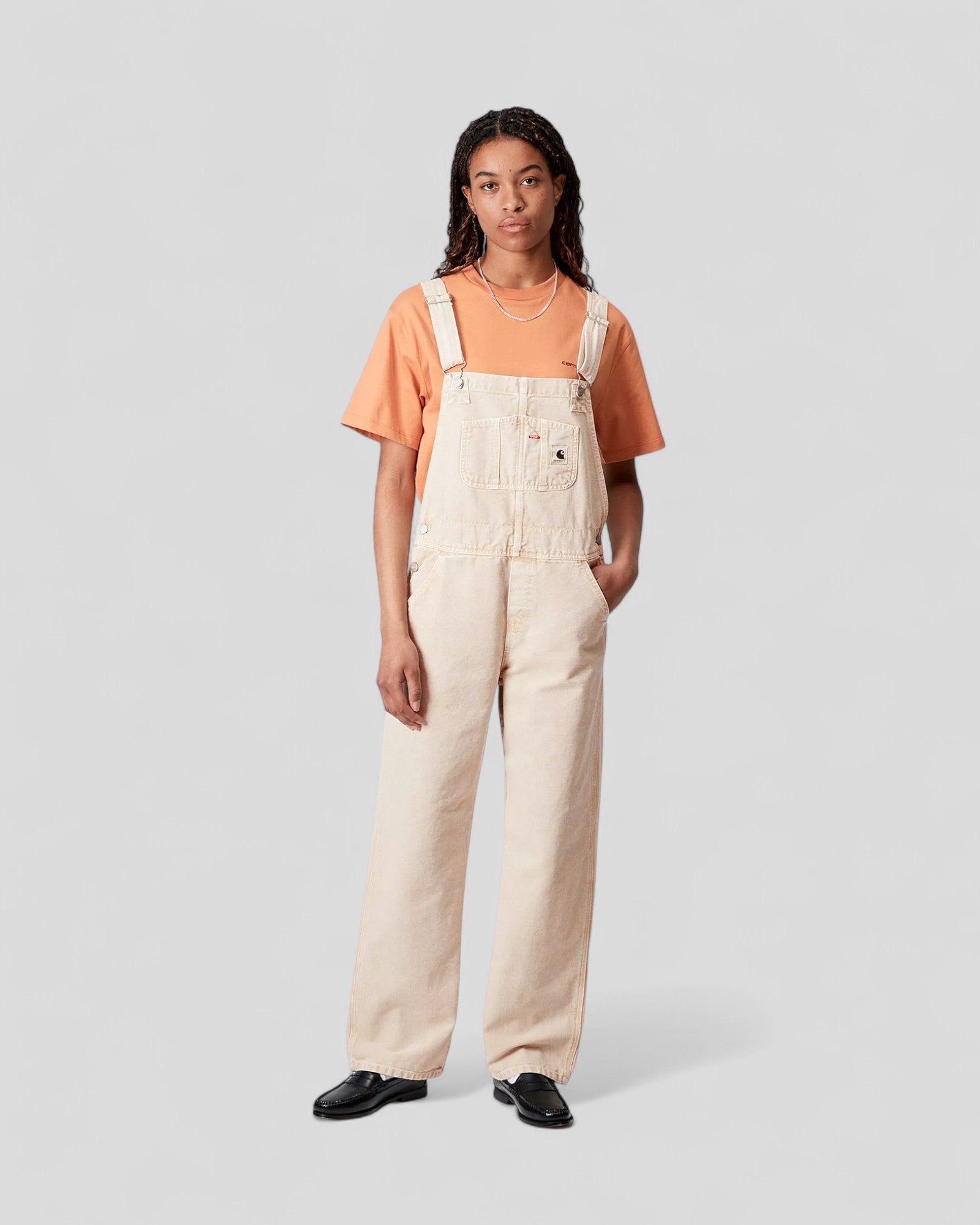 Carhartt || W' Bib Overall Straight - Dusty H Brown Carhartt