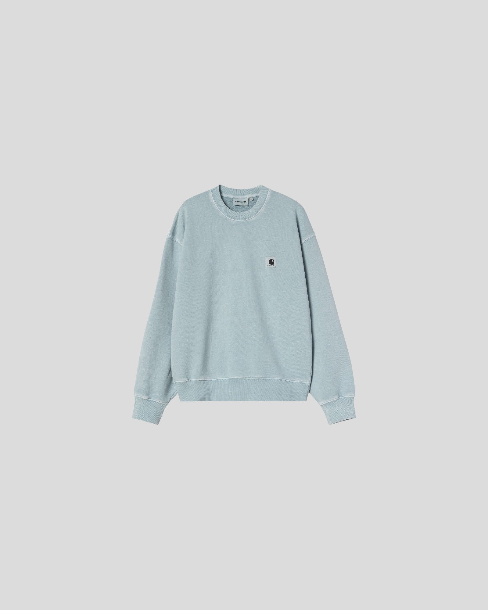 Carhartt || W' Nelson Sweatshirt - Dusty Ice Garment Dyed