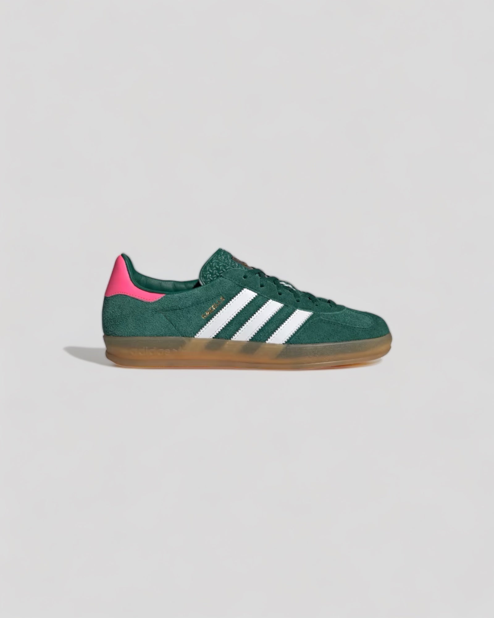 Adidas || Gazelle Indoor - Collegiate Green Lucid Pink