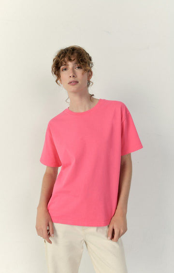 American Vintage || Fizvalley - T-shirt - Rose Fluo