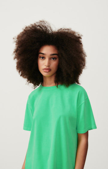 American Vintage || Fizvalley - T-Shirt - Vert Fluo